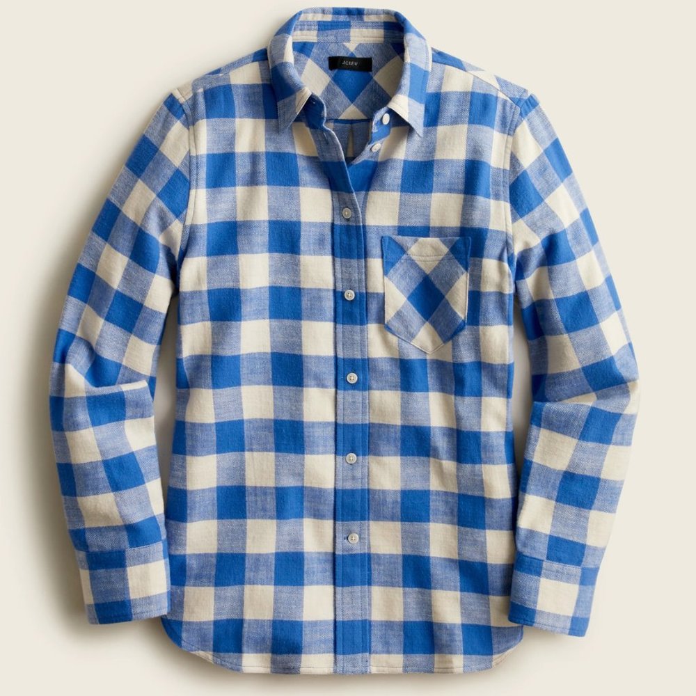 J. Crew Classic-fit shirt in buffalo check flannel
